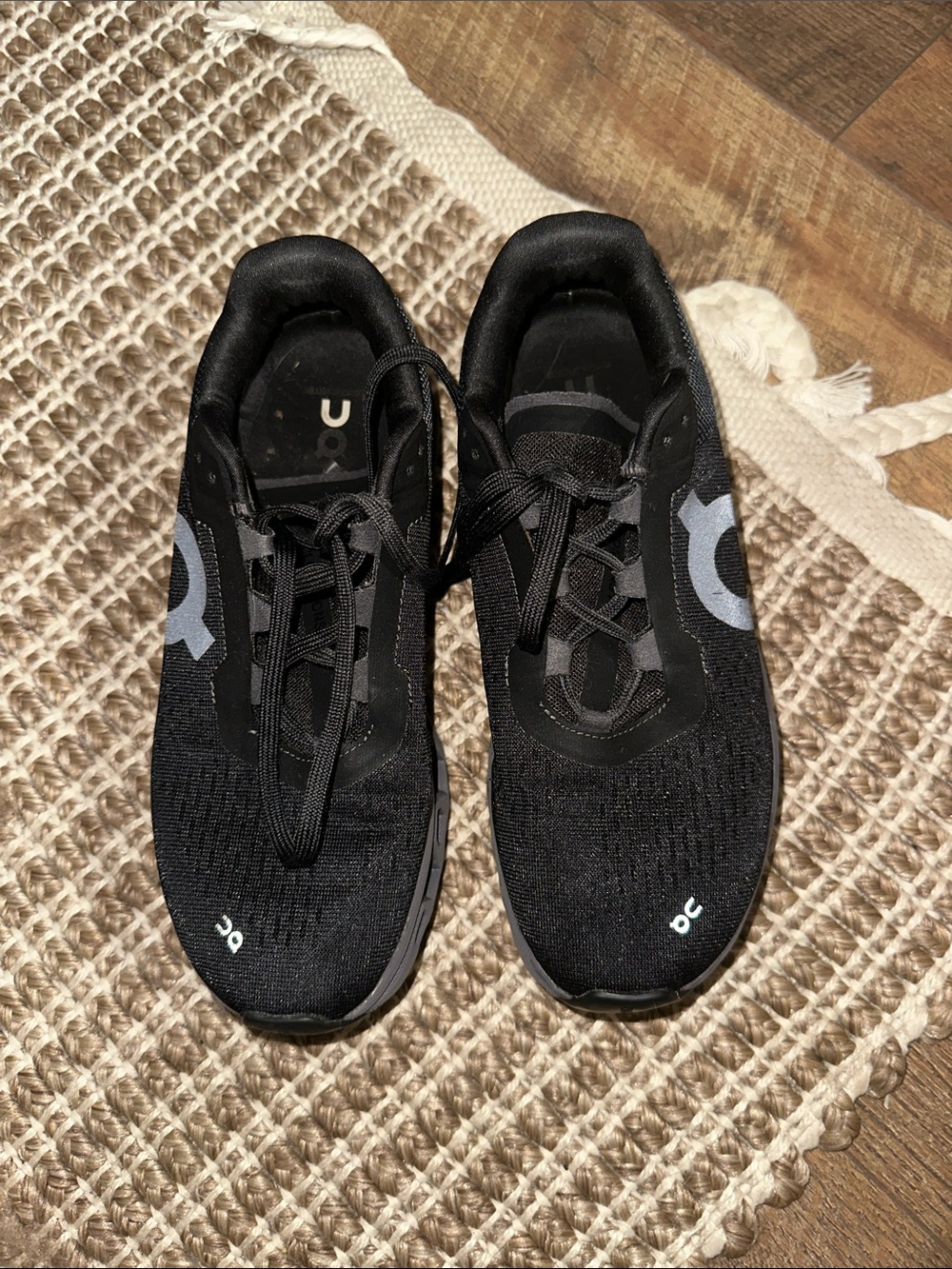 On Running Black Athletic Running Shoes